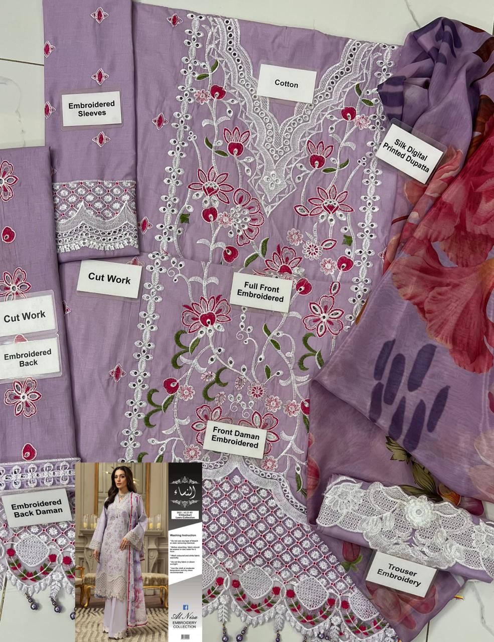 ☆Brand Name : Anaya Chikankari☆